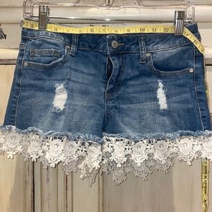 Altar’d State embellished jean shorts
